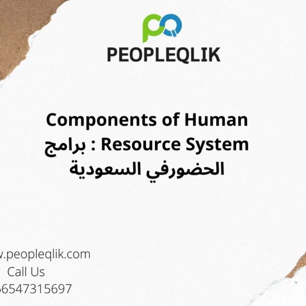 Components of Human Resource System : برامج الحضورفي السعودية